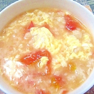 トマトとたまごのガーダータン（西紅柿鶏蛋疙瘩湯）